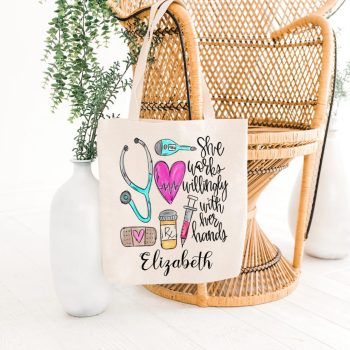 Nurses tote bags 7 designs to choose from, with optional personalisation.