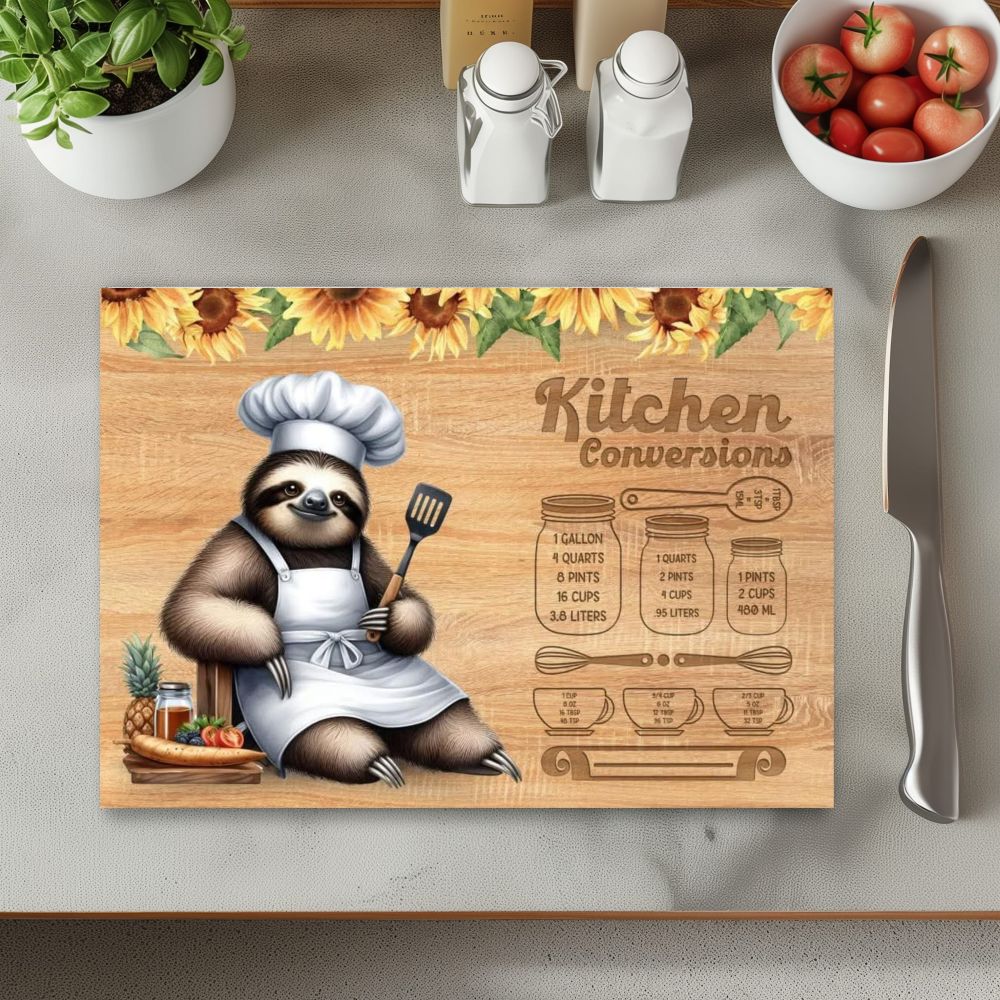Kitchen conversions wood effect chopping board (slough) - Image 2