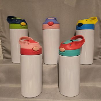 12oz sublimation flip lid sports bottles