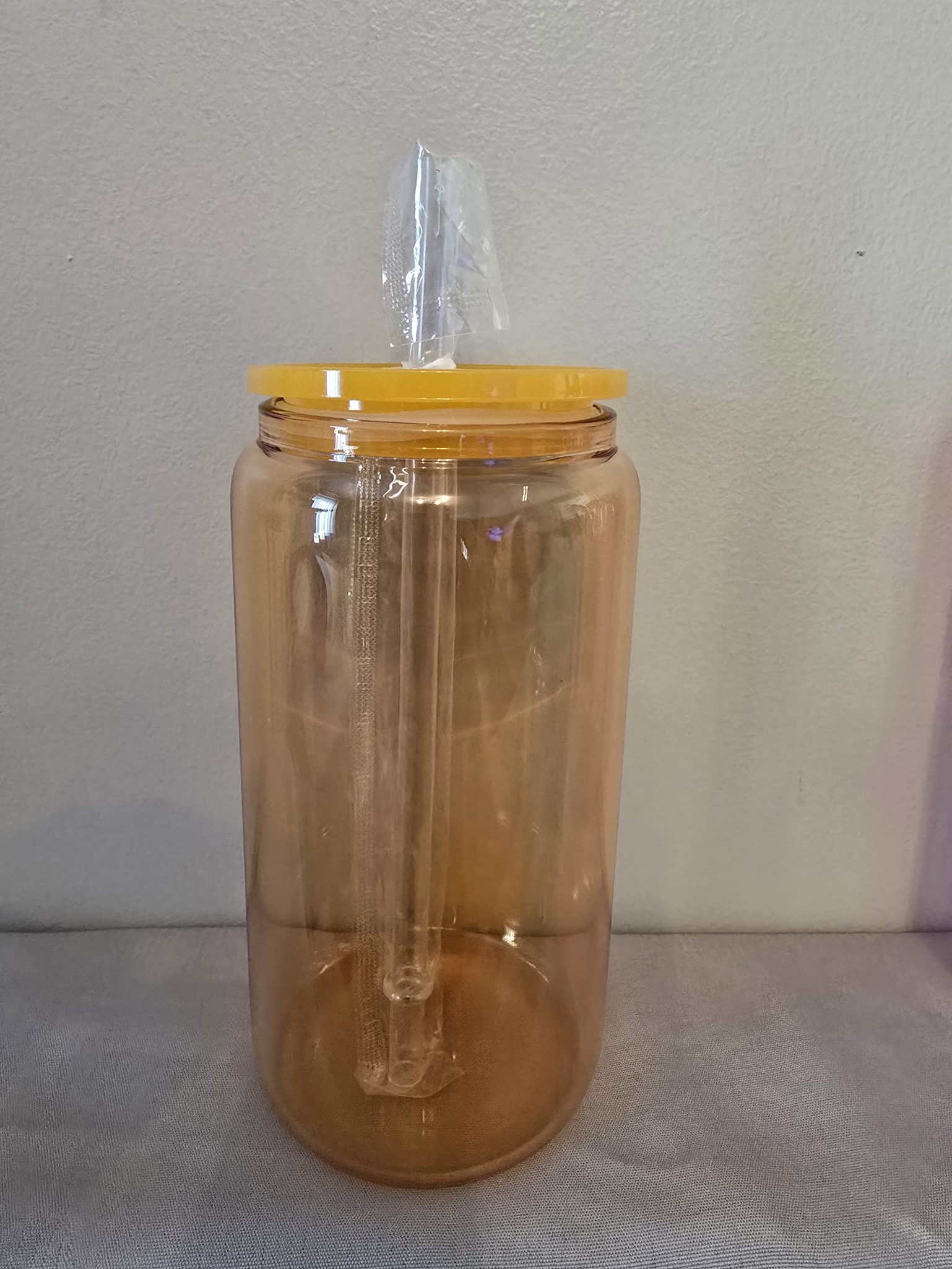 16oz coloured glass libbey glasses. - Image 3