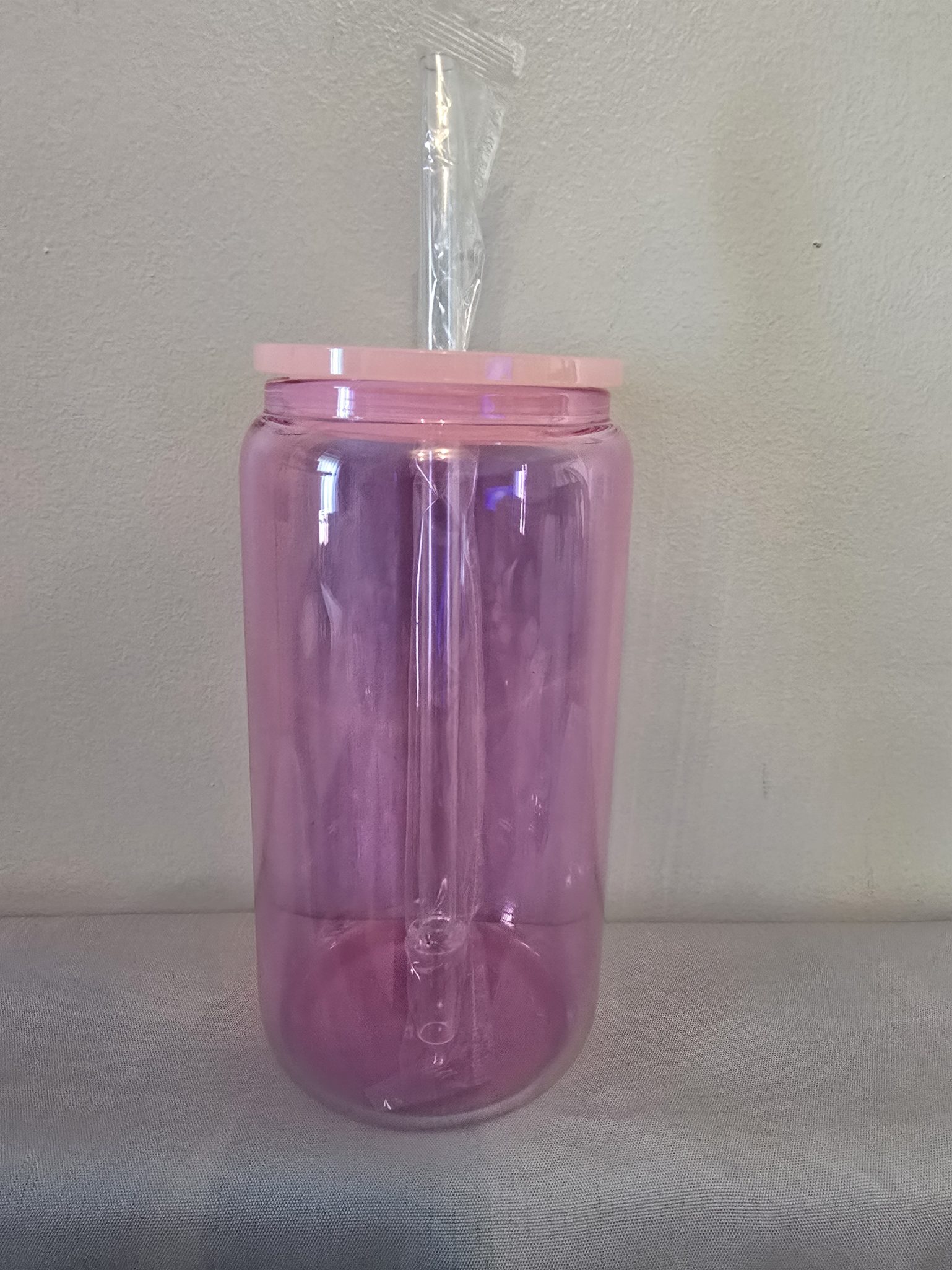 16oz coloured glass libbey glasses. - Image 6