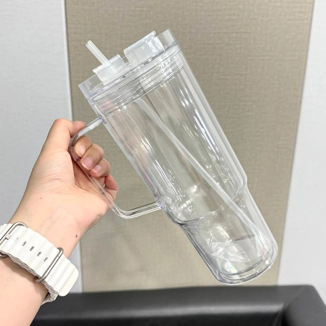 40oz acrylic snowglobe cup