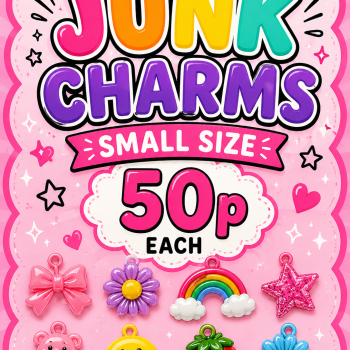50p Junk charms