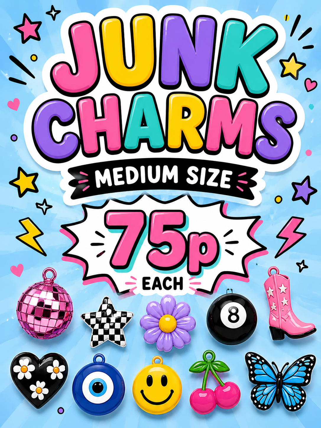 75p Junk Charms