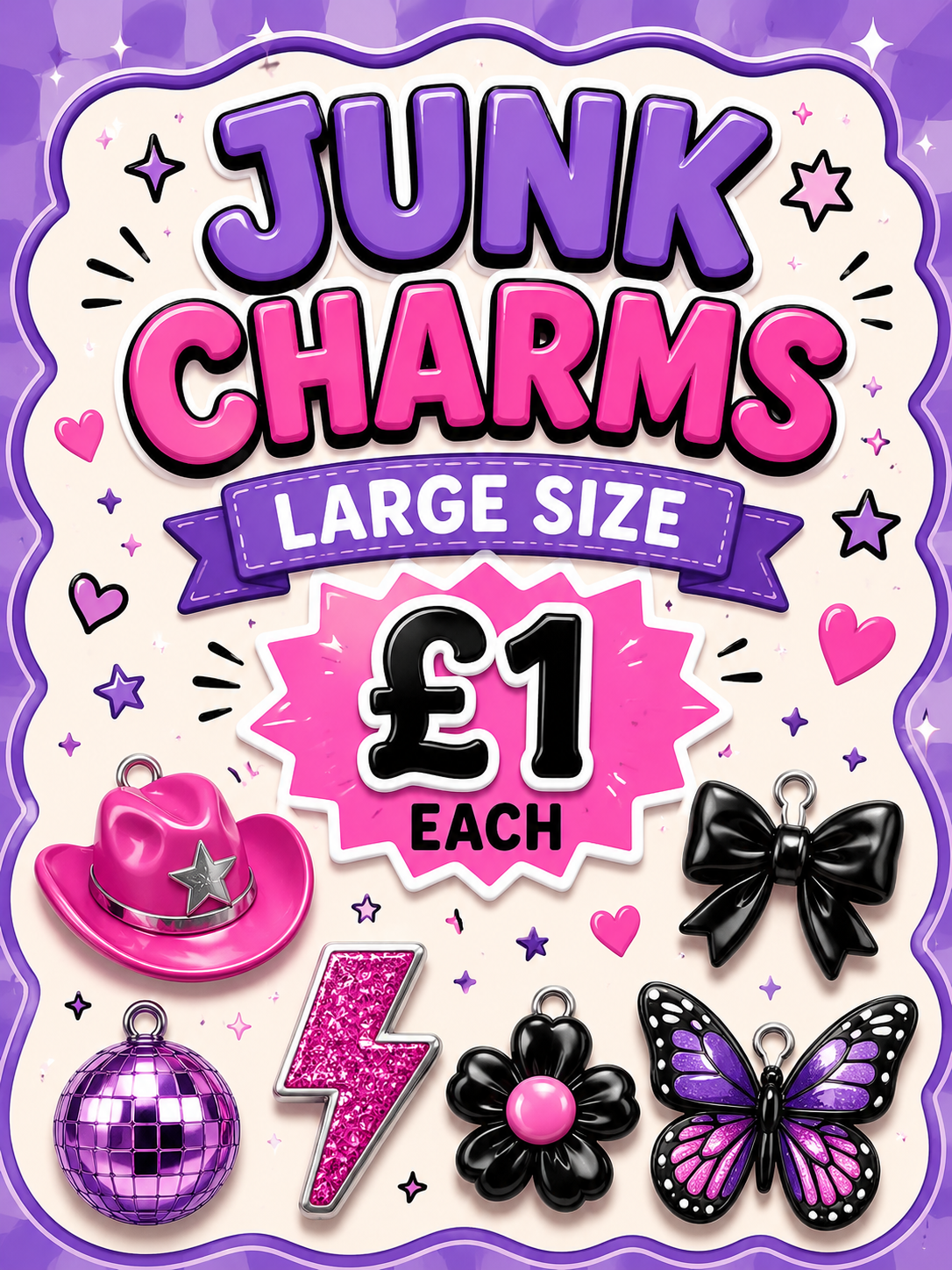 £1 Junk charms