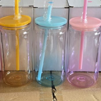 16oz single wall acrylic ombre cups