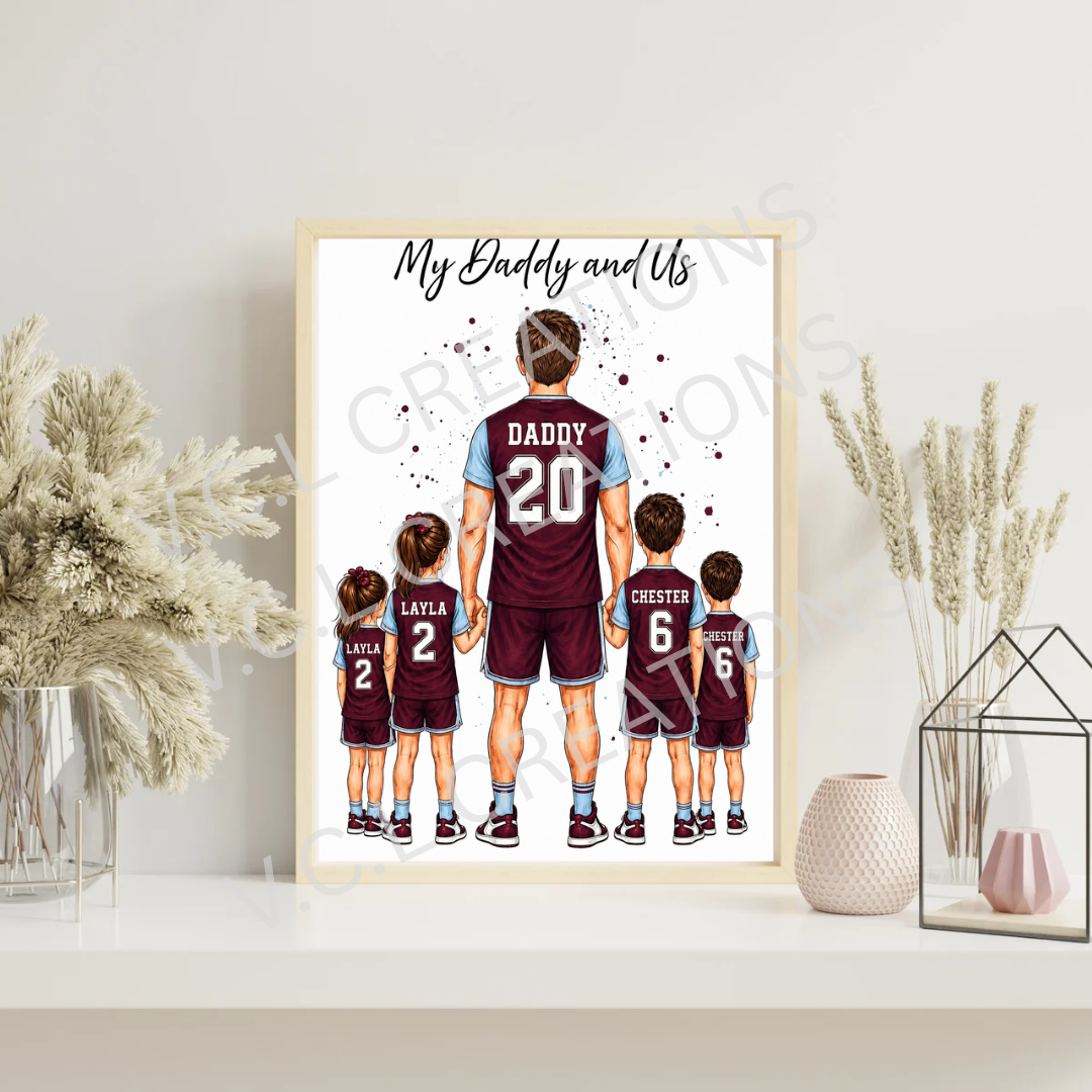 Fathers day A4 prints